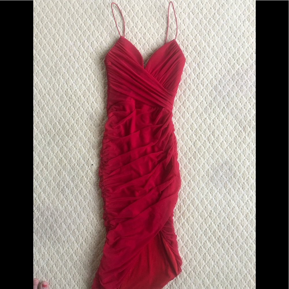 Beautiful red nookie dress, worn once.